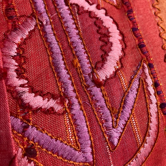 Women's Coldwater Creek Blouse, /Jacket L, Coral - Picture 5 of 10